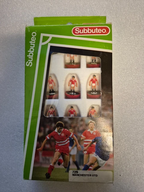 Equipe Complète Subbuteo Lightweight - Manchester City (Ref 744) - Vintage