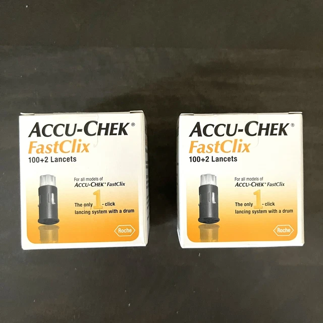 Recargas Accu-Chek Fastclix 204 caducidad 9/2023