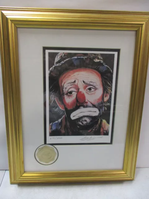 Emmett Kelly Jr. Circus Collection Signed Print lot 1