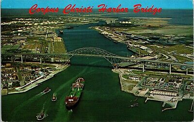 Corpus Christi Harbor Bridge Corpus Christi Texas TX Unposted Postcard