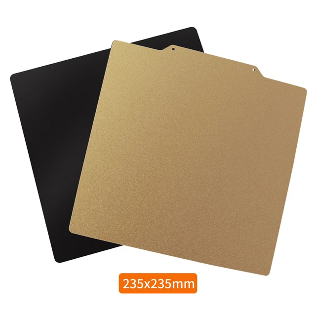 235x235mm Double Sided PEI Surface Removable Flexible Spring Steel Sheet N2E9