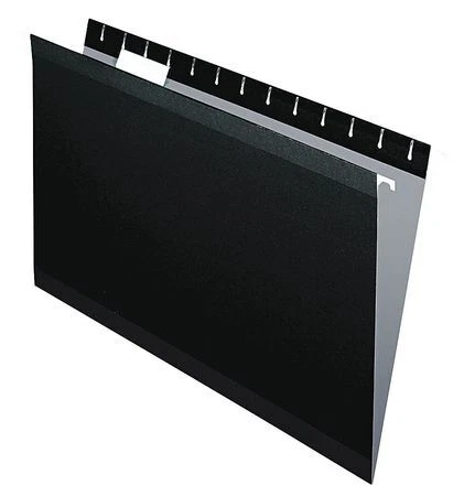 PENDAFLEX PFX415315BLA Hanging File Folders, Black, PK25