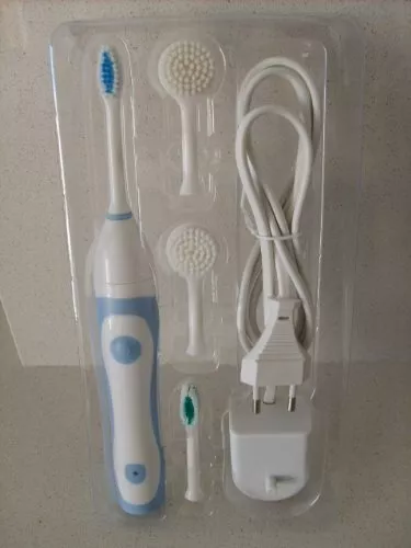 Cepillo De Dental Sonico y Limpieza Facial Sistema 2 en 1