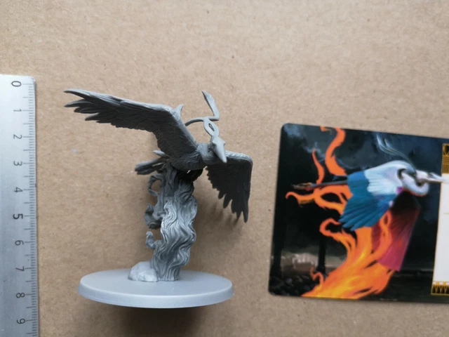 Miniature + Carte Amon - Jeu ANKH: Gods Of Egypt - Édition CMON, En Français - Occasion, Voir Photo