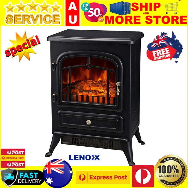 MISTRAL 1800W FREE Standing Flame Effect Fireplace Heater/2 Heat Settings  $249.99 - PicClick AU