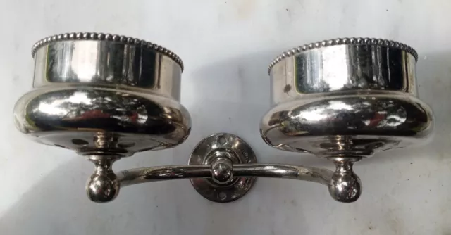 Vintage Brasscrafters Chrome Plated Cup Tumbler Holder