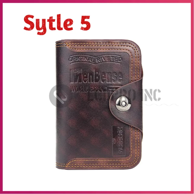 Mens RFID Blocking Leather Wallet Credit Card ID Holder Zipper Purse Waterproof 10
