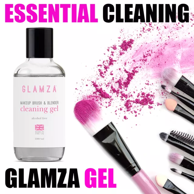 MAKE UP BRUSH CLEANER | Cleansing Gel Solution Makeup Brush & Blender Shampoo