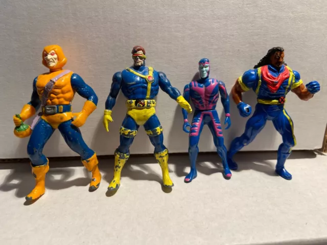 Toy Biz Marvel Lot Heavy Metal Heroes Die-Cast Figures 2.5" 1994 