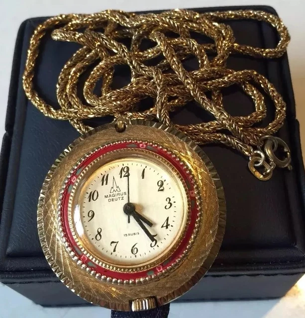 Pendentif Montre De Poche BelArt Genève - Mécanique à Remontage Manuel - Vers 1950 - Pour Infirmière - Occasion