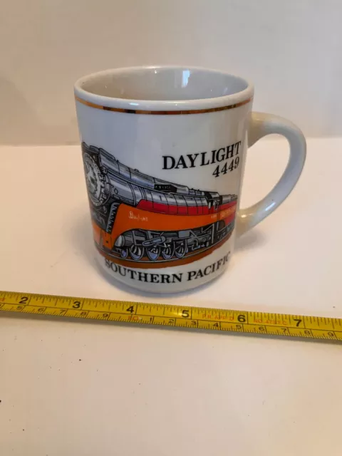 Southern Pacific Daylight 4449 Vintage Railroad  Ceramic Coffee Cup Preowned
