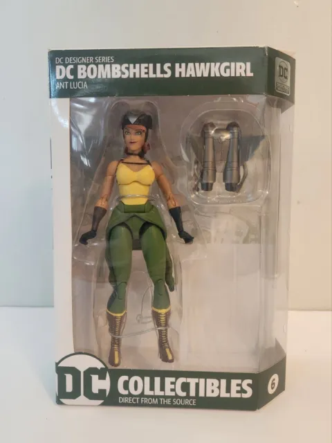 DC Designer Series Ant Lucia Bombshells Hawkgirl Action Figure MIB