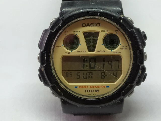 レア VINTAGE 1993's CASIO DGW-30 デジタル腕時計 RARE VINTAGE CASIO