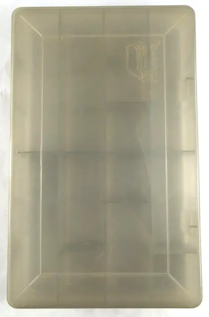 VINTAGE: PLANO MOLDING Company Clear Plastic Organizer Case Fishing  Crafting $14.73 - PicClick
