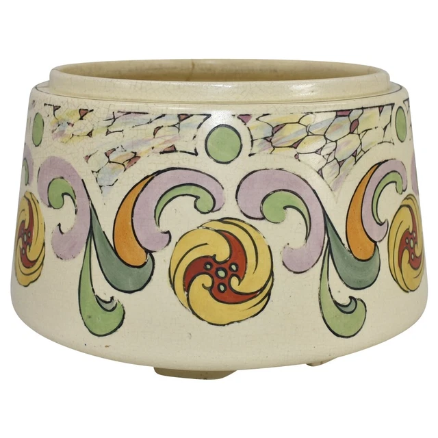 ROSEVILLE CERAMIC DESIGN Persian 1916 Antique Pottery Jardiniere