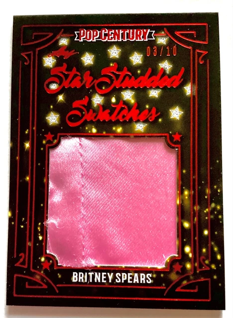 2021 LEAF POP Century Superstar Swatches Britney Spears Jumbo