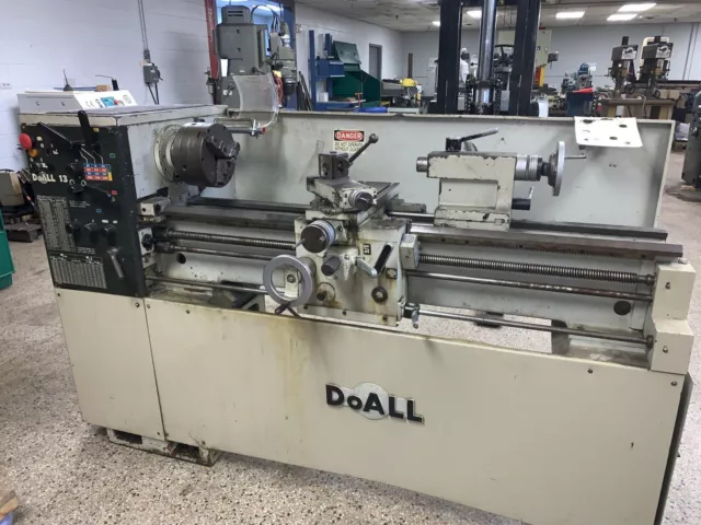 13" x 40" DOALL ROMI Geared Head Engine Lathe, S/N 23871-220