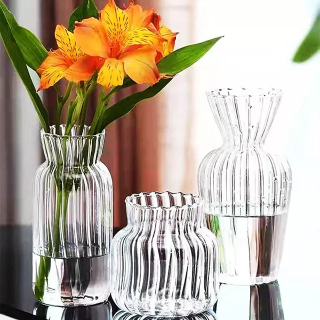 nordico Vasi di vetro Vaso da tavolo Vaso di fiori Bottiglia per piante