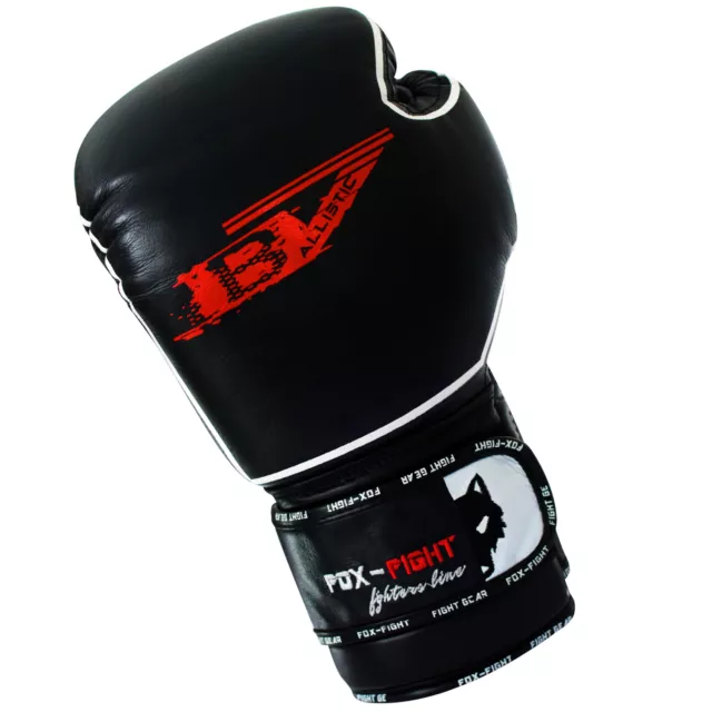 FOX-FIGHT B7 Boxhandschuhe echtes Leder Boxen Kickboxen Muay Thai Handschuhe Mma