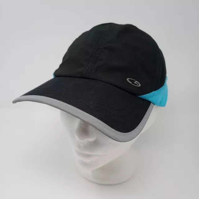 Champion Women Black Blue Light Featherweight Adjustable Baseball Cap Hat