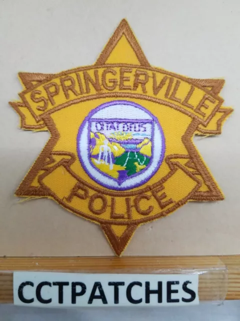 Springerville, Arizona Police Shoulder Patch Az