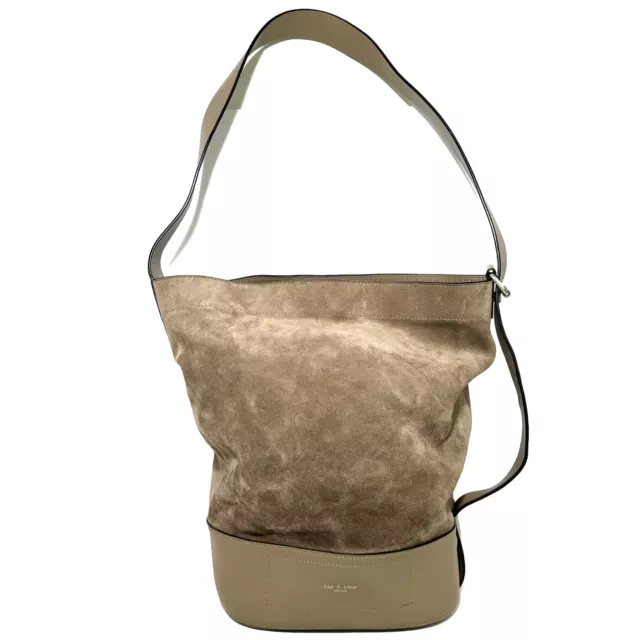 Rag & Bone suede leather walker sling bag convertible bucket tote