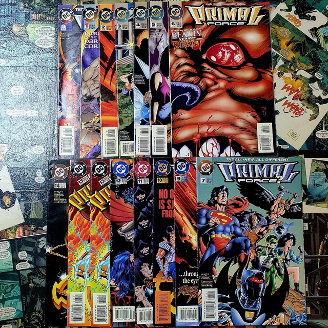Lot of 15 DC Primal Force # 0 1 2 3 4 5 6 7 9 10 11 12 13 14 + duplicate 13