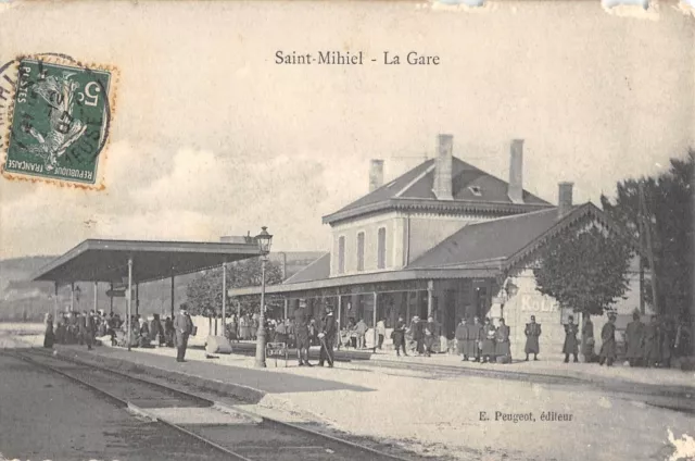 Cpa 55 Saint Mihiel La Gare