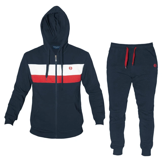 Tuta Uomo NOTTINGHAM Cotone Felpato Full Zip - Vari Modelli