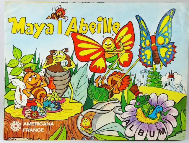 Maya l'Abeille - Album collecteur de vignettes Americana France 1978 (vierge)