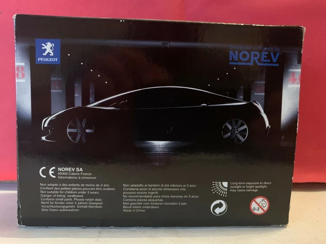 Miniature PEUGEOT 307CC - 1/43 ème - Coffret NOREV