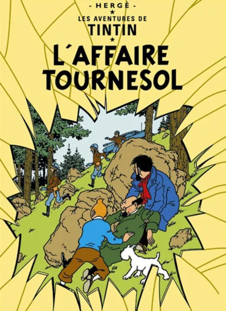 Affiche Offset Tintin L'Affaire Tournesol Moulinsart