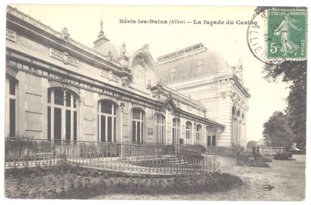 CPA 03 - NERIS LES BAINS (Allier) - La façade du Casino