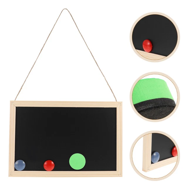 1 Set Mini Desktop Message Board Home Magnetische zweiseitige Kinder kleine