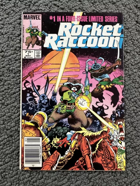 ROCKET RACCOON #1 1st solo series 1985 Marvel, Guardians of the Galaxy