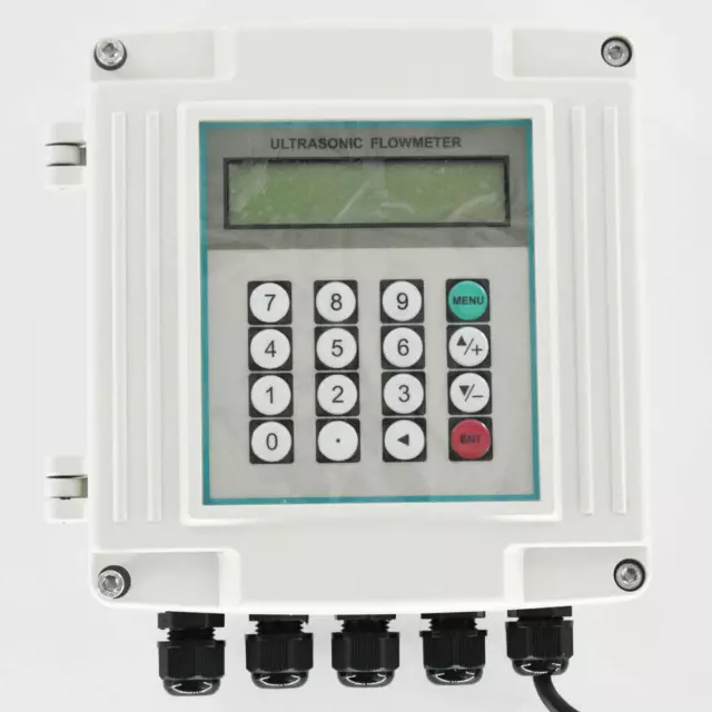 Misuratore di portata ad ultrasuoni misuratore di flusso d'acqua digitale TUF-2000SW DN50-700 mm montato a parete