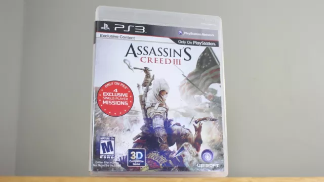 Assassin's Creed Iii Playstation 3 Ps3 Cib Complete In Box Perfect