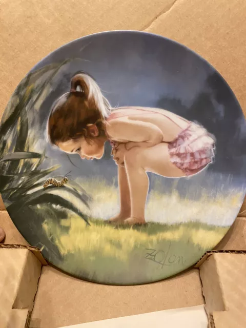 Donald Zolan's "Small Wonder" 1985 Plate Wonder of Childhood Collection