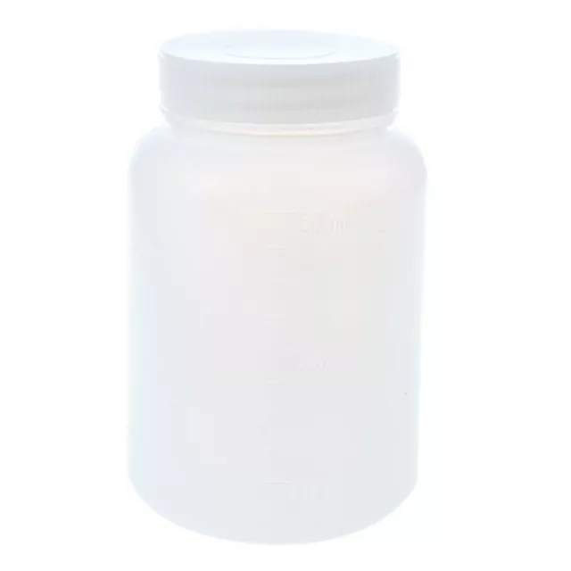 (R) Labor Chemikalienlager Case Weisse Plastik Weithalsflasche 500 ml   8112