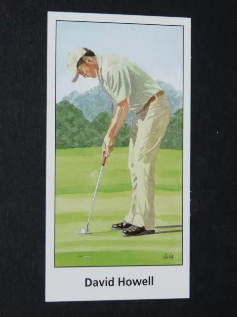 Yorkshire Framing Co Card 2006 Golf 36Th Ryder Cup David Howell Angleterre