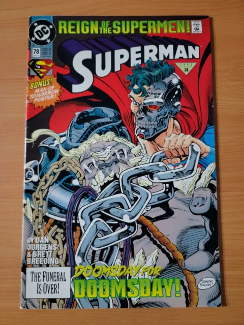 Superman #78 Regular Cover ~ DOLLAR BIN ~ 1993 DC Comics