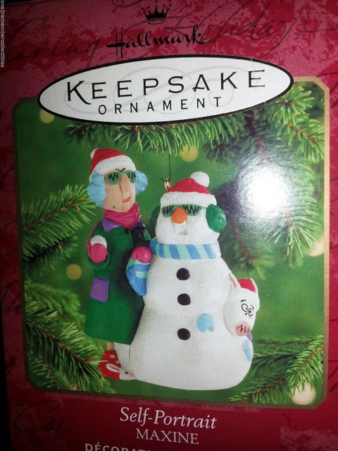 Hallmark Recuerdo 2000 Auto Retrato Floyd Paquetería Navidad Ornamento Nuevo