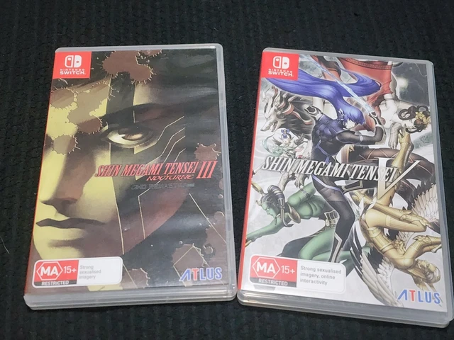 SHIN MEGAMI TENSEI 3 Nocturne Remastered + V - PAL AUS Nintendo Switch ...
