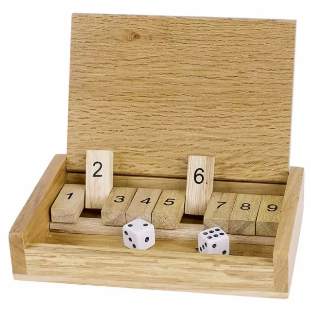 Shut the box / Ferme la boîte - Jeu de dés de voyage