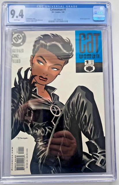 =Catwoman= Vol 3 #1 CGC 9.4 plus reading copies 1-3 Ed Brubaker / Darwin Cooke