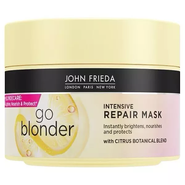 John Frieda Go Blonder Intensive Repair Mask for Blonde Highlighted Hair 250ml