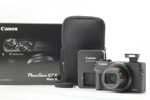 [Top MINT Box ] Canon PowerShot G7 X Mark III 20.1 MP Digital Camera From JAPAN