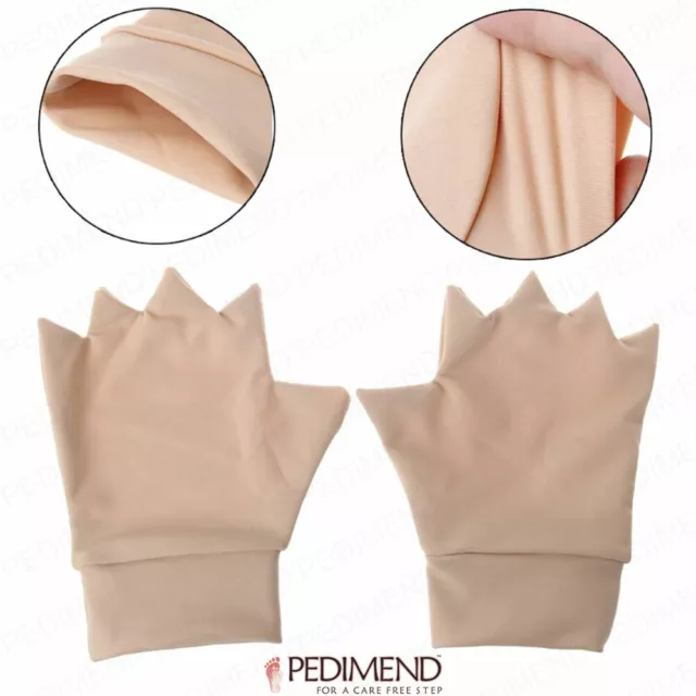 Pedimend Half-Finger Anti Arthritis Gloves for Inflammation & Aching Joints - UK 3