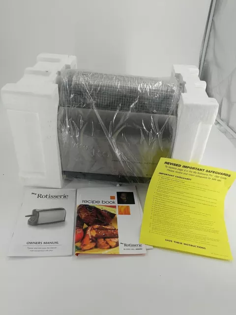 My Rotisserie 2 II Oven Grill Fryer Stainless Steel Montel Williams HealthMaster