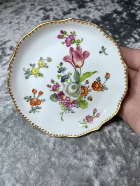 Dresden Porcelain Trinket Dish